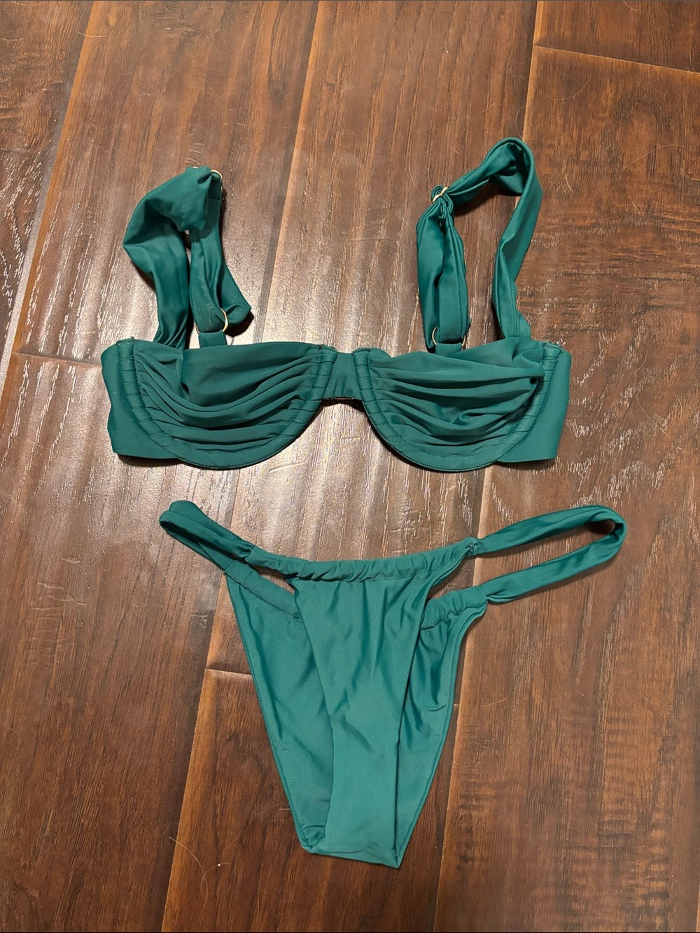 Emerald Green Women's Bikini Set - Vacay Swimwear
